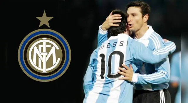 Javier Zanetti y Lionel Messi jugaron en la Selección argentina.