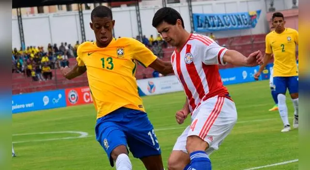 La selección brasileña ganó 3-2 a Paraguay en el Sudamericano Sub-20 de Ecuador.
