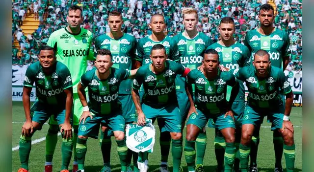 Este es el once del Chapecoense que jugó ante Palmeiras. Fuente: EFE