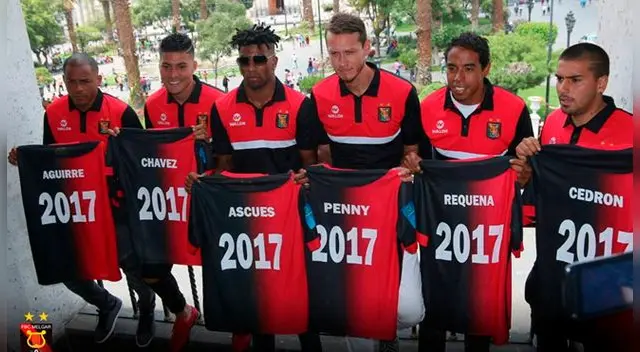 La presentación de los nuevos refuerzos de Melgar para la temporada 2017.