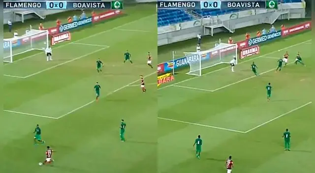 En el Flamengo vs. Boavista, Miguel Trauco dio el pase para que Paolo Guerrero anote un golazo.
