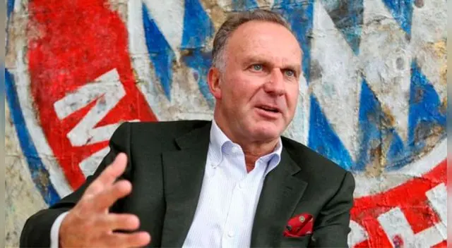 Karl-Heinz Rummenigge, director general del Bayern Munich, criticó a la FIFA por el Mundial de 48 equipos.