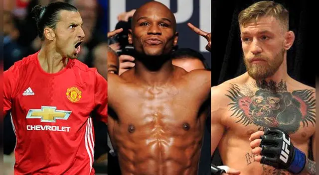 Zlatan Ibrahimovic retó hacia Floyd Mayweather y Conor McGregor