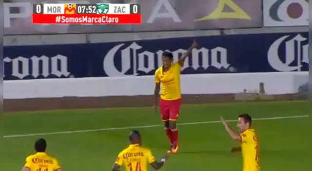 En el Monarcas Morelia vs. Zacatepec, Andy Polo metió un golazo. En el Monarcas Morelia vs. Zacatepec, Andy Polo metió un golazo.