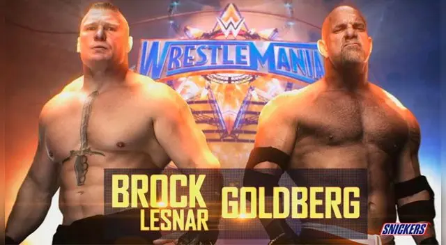 En Monday Night Raw, Golberg confirmó su pelea contra Brock Lesnar en Wrestlemania 33.