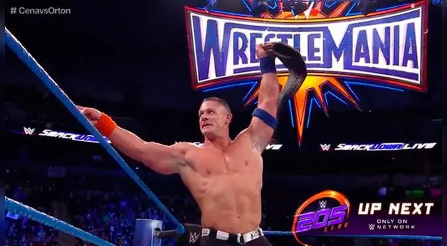 En WWE SmackDown Live, John Cena venció a Randy Orton con intervenciones de Bray Wyatt y Luke Harper. En WWE SmackDown Live, John Cena venció a Randy Orton con intervenciones de Bray Wyatt y Luke Harper.