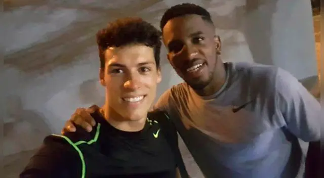Farfán con Patricio Parodi, un chico reality tras una 'pichanga' 