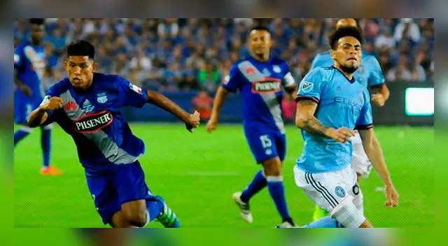 Emelec y New York City se vieron las caras en un partido amistoso en Ecuador.