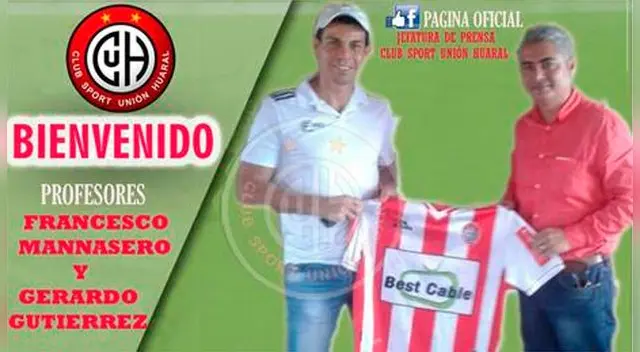 Francesso Manassero y Gerardo Gutiérrez serán dupla técnica en Unión Huaral. Francesso Manassero y Gerardo Gutiérrez serán dupla técnica en Unión Huaral.