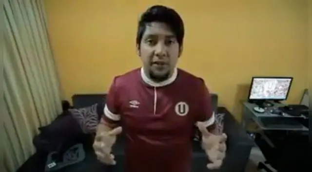 Hincha de Universitario se lamenta de la eliminación de la Copa Libertadores Hincha de Universitario se lamenta de la eliminación de la Copa Libertadores