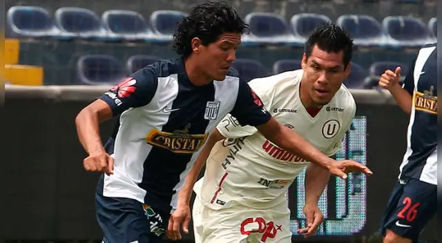 Óscar Vílchez y Hernán Rengifo durante un clásico en Matute en 2016.