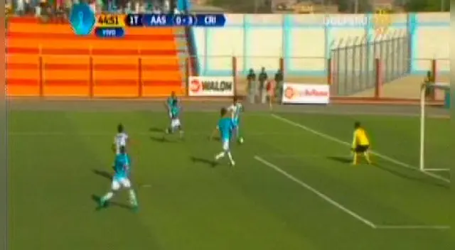 Gabriel Costa anota el 3-0 de Sporting Cristal ante Alianza Atlético.