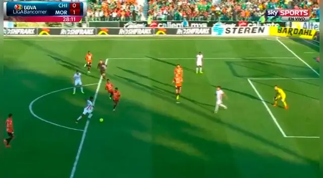 En el Monarcas Morelia vs. Chiapas, Andy Polo se mandó con un golazo. En el Monarcas Morelia vs. Chiapas, Andy Polo se mandó con un golazo.