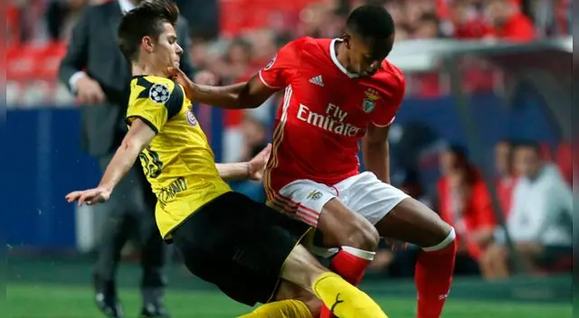 Benfica vs. Borussia Dortmund, por octavos de final de la Champions League.