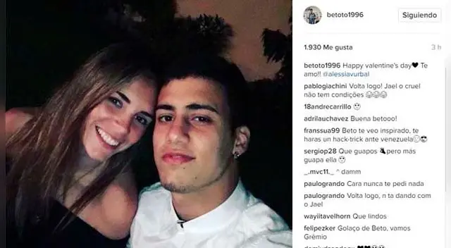 Beto Da Silva con Alessia Vurbal
