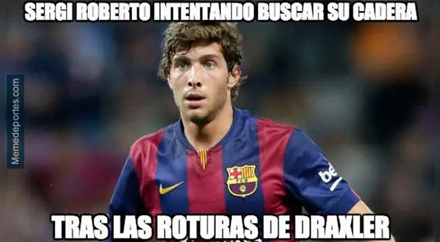 Memes del partido entre Barcelona y PSG en el Parque de los Príncipes.