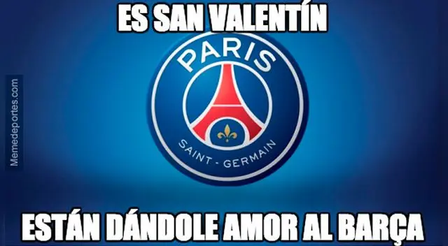 Memes del partido entre Barcelona y PSG por octavos de final de la Champions League.