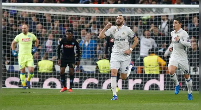 Un paso Real: Madrid venció 3-1 a Napoli y queda con ventaja para sellar avance en la Champions League