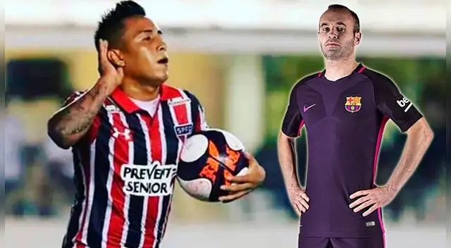 Christian Cueva y su comparación con Andrés Iniesta.
