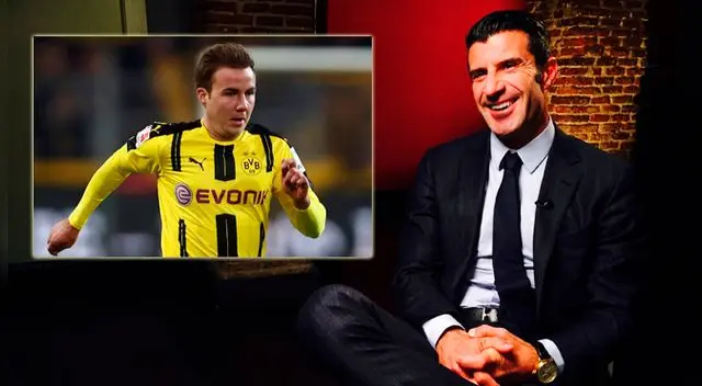 Luis Figo sorprende y elige a Mario Gotze como el mejor futbolista alemán del mundo