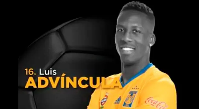 Luis Advíncula durante la presentación del once de Tigres ante Veracruz.