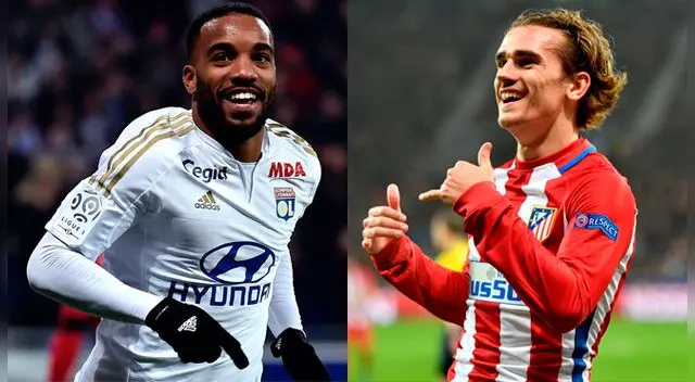 Atlético de Madrid piensa en Alexandre Lacazette ante posible salida de Antoine Griezmann al Manchester United