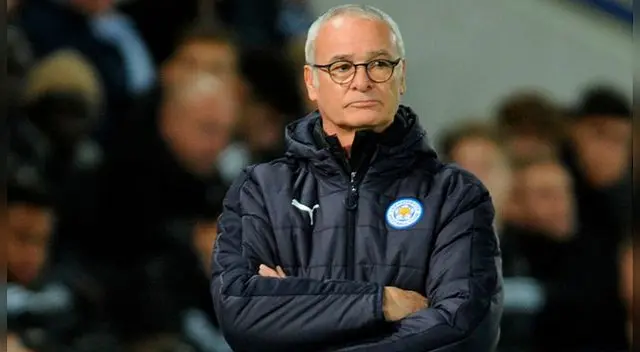 Claudio Ranieri durante su etapa como DT del Leicester City.