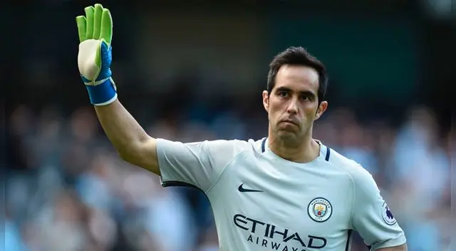 Claudio Bravo llegó al City a comienzos de temporada, procedente del Barcelona.