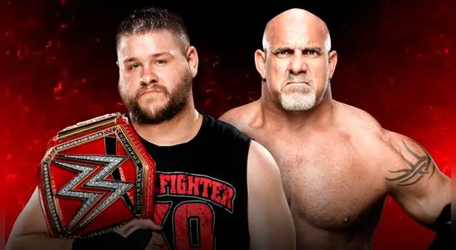 En WWE Fastlane 2017, Kevin Owens vs. Goldberg, por el campeonato universal.