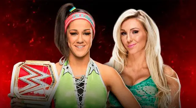 En WWE Fastlane 2017, Bayley vs. Charlotte Flair, por el campeonato de mujeres.