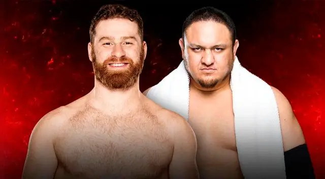  En WWE Fastlane 2017, Samoa Joe vs. Sami Zayn.