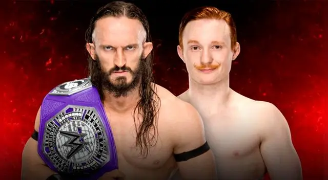 En WWE Fastlane 2017, Neville vs. Jack Gallagher, por el campeonato de peso crucero.