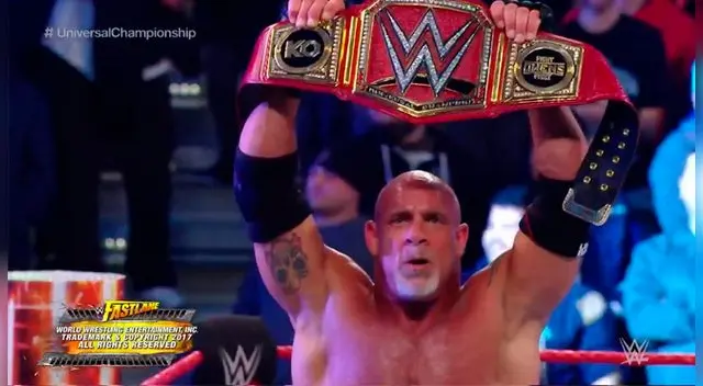 WWE Fastlane 2017 se realizó este domingo y Goldberg es el nuevo campeón universal.