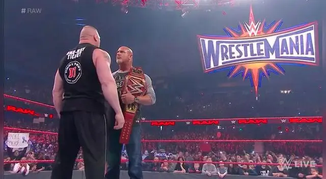 WWE Monday Night Raw verá por primera vez a Goldberg como el nuevo campeón universal de la marca roja luego del FastLane. WWE Monday Night Raw verá por primera vez a Goldberg como el nuevo campeón universal de la marca roja luego del FastLane.