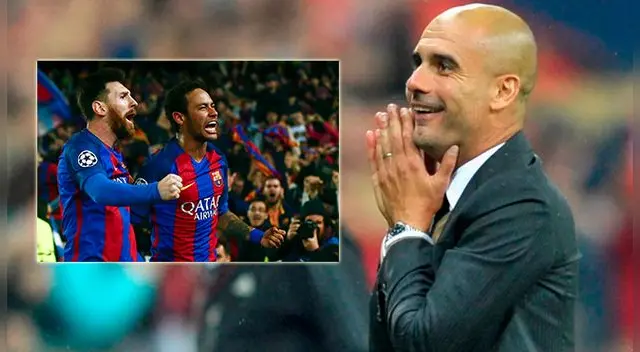 Pep Guardiola elogió la gesta del Barcelona en la Champions League. Pep Guardiola elogió la gesta del Barcelona en la Champions League.