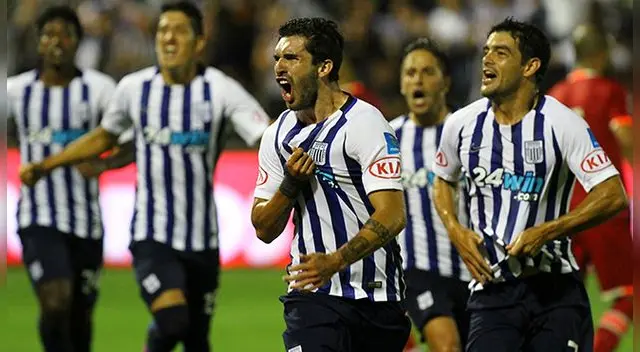 Germán Pacheco celebra su gol a Universitario en Matute. Germán Pacheco celebra su gol a Universitario en Matute.