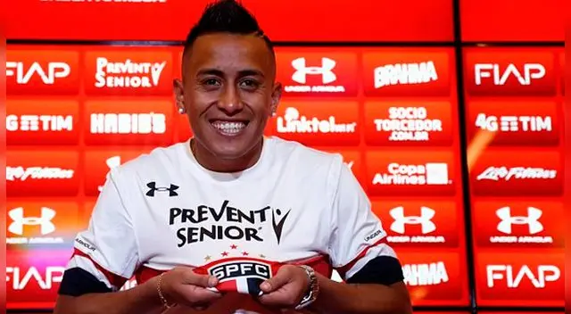 Sao Paulo sufre bastante sin Christian Cueva en la cancha.