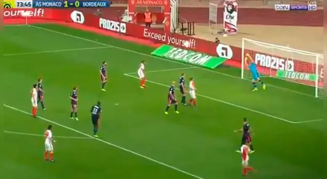 En el AS Mónaco vs. Bordeaux, Joao Mutinho convirtió un golazo de otra mundo. En el AS Mónaco vs. Bordeaux, Joao Mutinho convirtió un golazo de otra mundo.