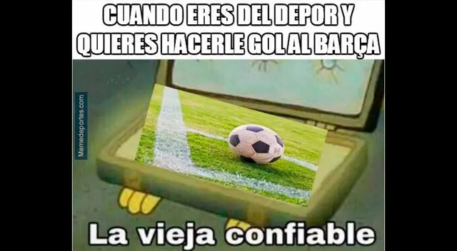 Barcelona, víctima de memes tras derrota ante Deportivo La Coruña en la Liga Santander Barcelona, víctima de memes tras derrota ante Deportivo La Coruña en la Liga Santander