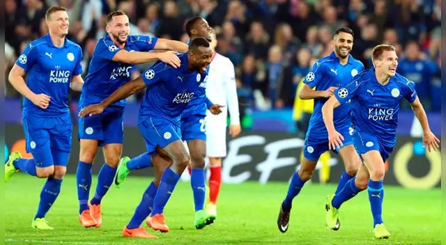 Leicester City ganó 2-0 al Sevilla de Jorge Sampaoli en el King Power Stadium, por la Champions League.