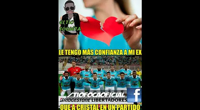 Sporting Cristal, víctima de memes tras goleada ante Santa Fe en la Copa Libertadores