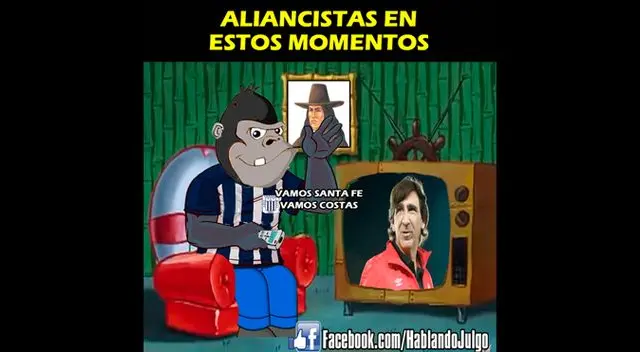 Sporting Cristal, víctima de memes tras goleada ante Santa Fe en la Copa Libertadores