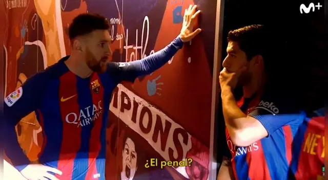 Luis Suárez le preguntó a Lionel Messi cuál era su fórmula para patear los penales. Luis Suárez le preguntó a Lionel Messi cuál era su fórmula para patear los penales.
