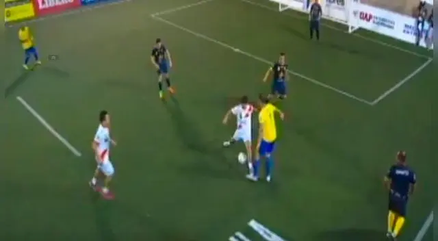 Jesús Alzamora y Falcao jugaron juntos en un partido de Futsal. Jesús Alzamora y Falcao jugaron juntos en un partido de Futsal.