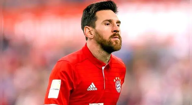 Lionel Messi posando con la camiseta del Bayern Munich. Fuente: Goal.com Lionel Messi posando con la camiseta del Bayern Munich. Fuente: Goal.com