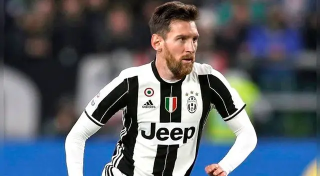 Lionel Messi posando con la camiseta de la Juventus. Fuente: Goal.com Lionel Messi posando con la camiseta de la Juventus. Fuente: Goal.com