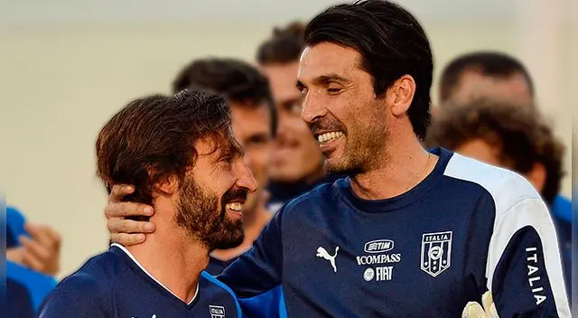 Andrea Pirlo le jugó una tremenda broma a Gianluigi Buffon. Andrea Pirlo le jugó una tremenda broma a Gianluigi Buffon.