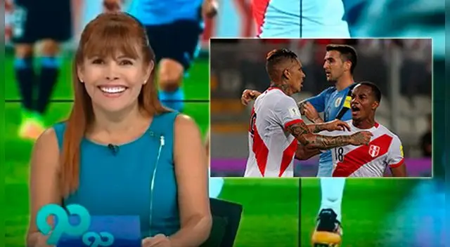 Magaly Medina no se olvida de Paolo Guerrero y pierde apuesta tras triunfo de Perú ante Uruguay Magaly Medina no se olvida de Paolo Guerrero y pierde apuesta tras triunfo de Perú ante Uruguay