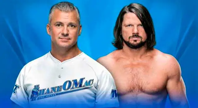 En WWE Wrestlemania 33,  AJ Styles vs. Shane McMahon. Fuente: WWE