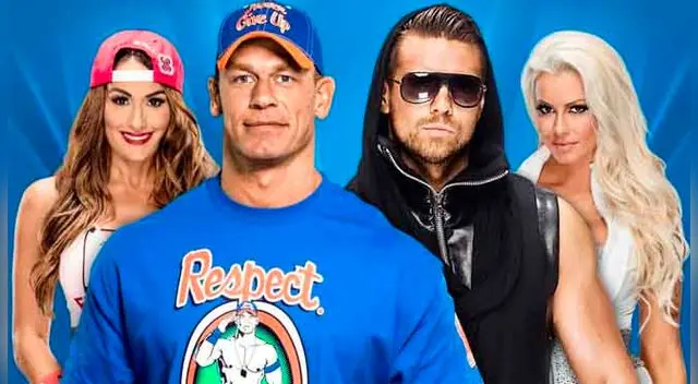 En WWE Wrestlemania 33, John Cena y Nikki Bella vs. The Miz y Maryse. Fuente: WWE